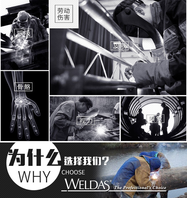 威特仕C33-6830藍(lán)色電焊阻燃上衣圖片3
