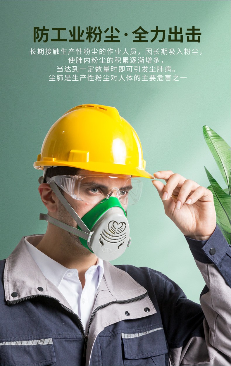 保為康3800過(guò)濾式防塵面具圖片2