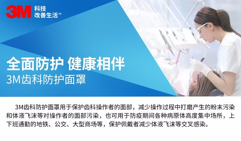 3M齒科防護(hù)面罩框架(不含膜)圖片1
