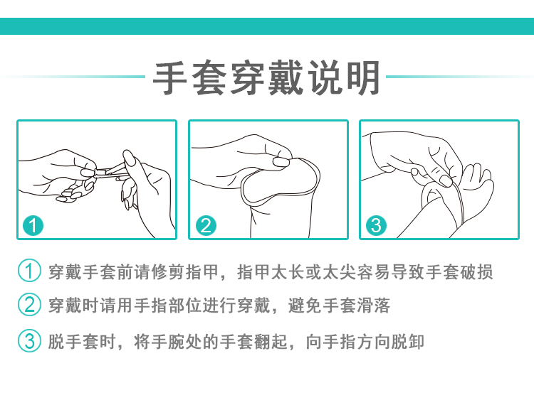 塞莫詩LM903MW一次性醫(yī)用橡膠檢查手套圖片13