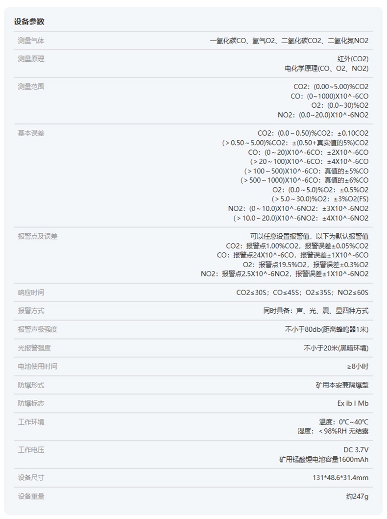 愛德克斯JD4礦用多參數氣體檢測儀12.jpg